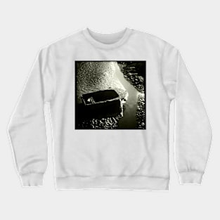 Boat in the Mud - Norfolk, UK Crewneck Sweatshirt